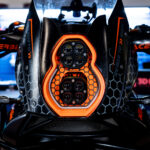 KTM 950 990 custom headlight orange black plug and play LED dual unit