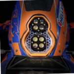 KTM 950 990 custom headlight orange, white and blue plug and play LED dual unit