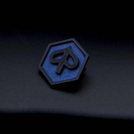 Piaggio badge design blue 3D printed scooter emblem Beverly Medley MP3