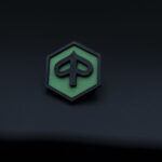 Piaggio badge design green 3D printed scooter emblem Beverly Medley MP3