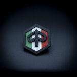 Piaggio badge Italian flag 3D printed scooter emblem Beverly Medley MP3