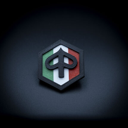 Piaggio badge Italian flag 3D printed scooter emblem Beverly Medley MP3