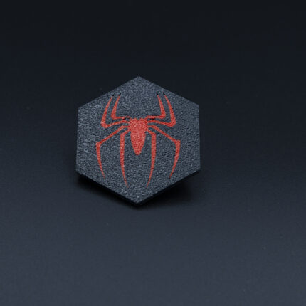 Spiderman badge 3D printed scooter emblem black design Beverly Medley MP3