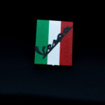 Piaggio badge Vespa style 3D printed scooter emblem classic design Beverly Medley MP3