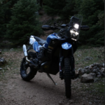 Yamaha Tenere 700 Novsight LED setup with GPS mount and 3D bracket