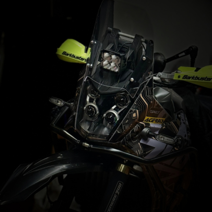 Yamaha Tenere 700 front light upgrade with Novsight LED and 3D support bracket