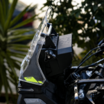 3DIT CFMOTO 450MT TFT Screen Sunshade installed on motorcycle dashboard