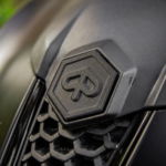 Piaggio badge design black 3D printed scooter emblem Beverly Medley MP3