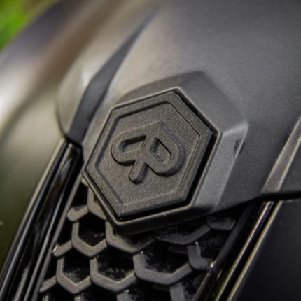 Piaggio badge design black 3D printed scooter emblem Beverly Medley MP3